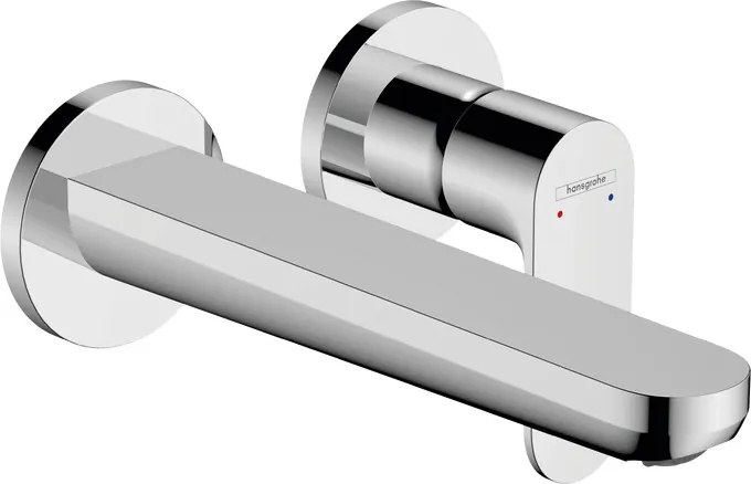 Hansgrohe Rebris S, umývadlová batéria pod omietku, pre montáž na stenu, s výtokom 20 cm, 2-otvorová inštalácia, chrómová, HAN-72528000