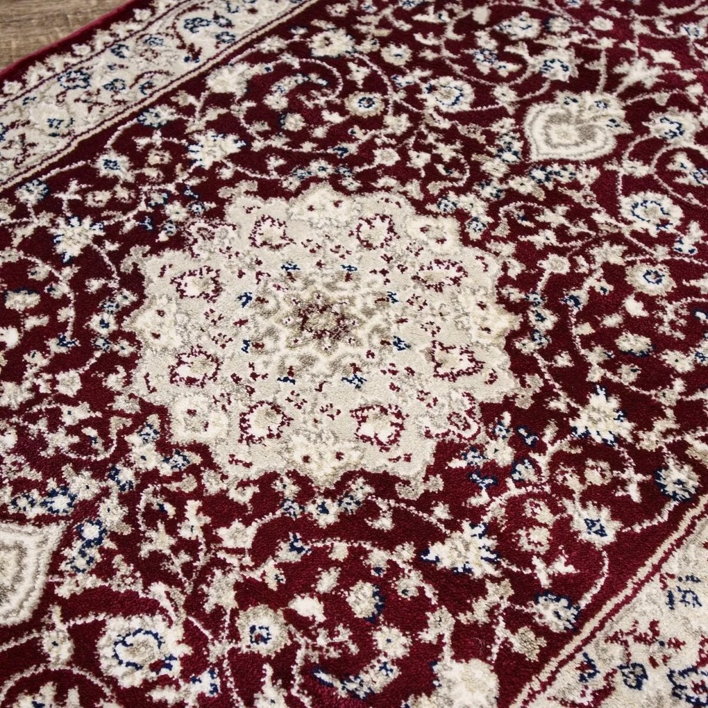 Angel Carpet, Kusový koberec Sultan 12 Red, 120x170, červená, kancelária
