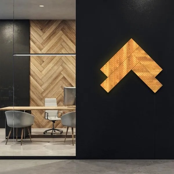 Twinkly TWQ064STW-01-BUSB - LED RGB Panel SQUARES 64xLED 16x16 cm Wi-Fi