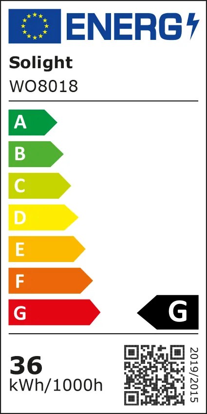 SOLIGHT LED osvetlenie s diaľkovým ovládačom Estela Black, 36W, 2700lm, 30cm, CCT
