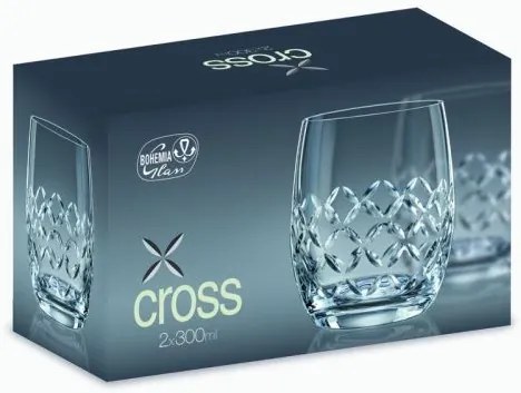 Crystalex poháre na whisky BR072 300 ml 2KS