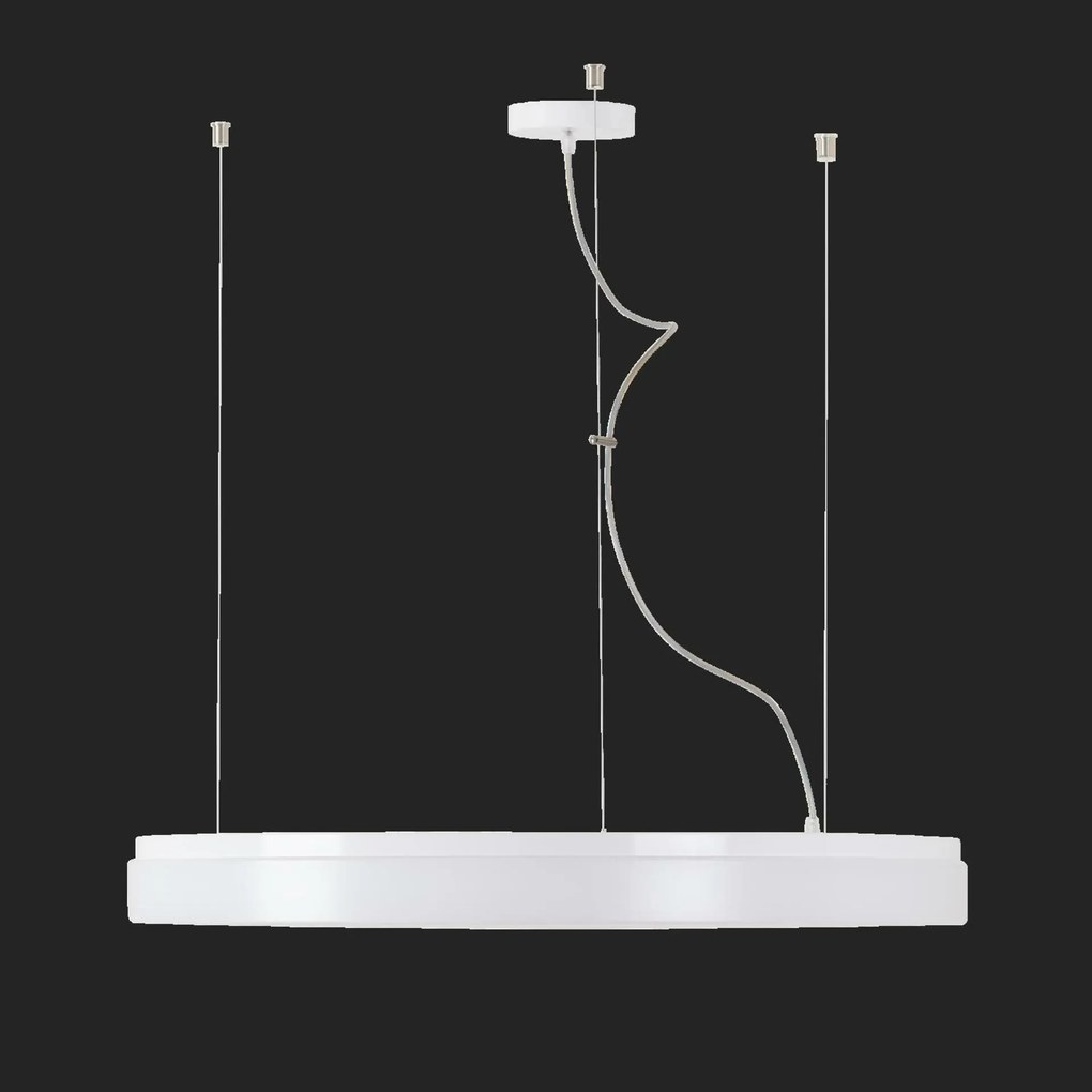 Osmont 66860 Delia L5 závesné plastové svietidlo biela IP40 4000 K 98W Led