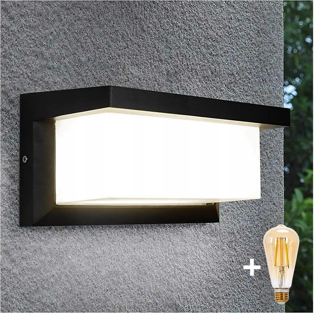 LED stmievateľné nástenné svietidlo NEELY 1xE27/6W/230V 2700-6500K IP54 čierne