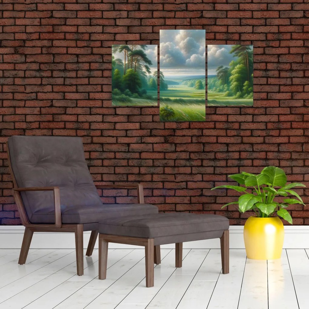 Obraz - Zelená krajina (90x60 cm)
