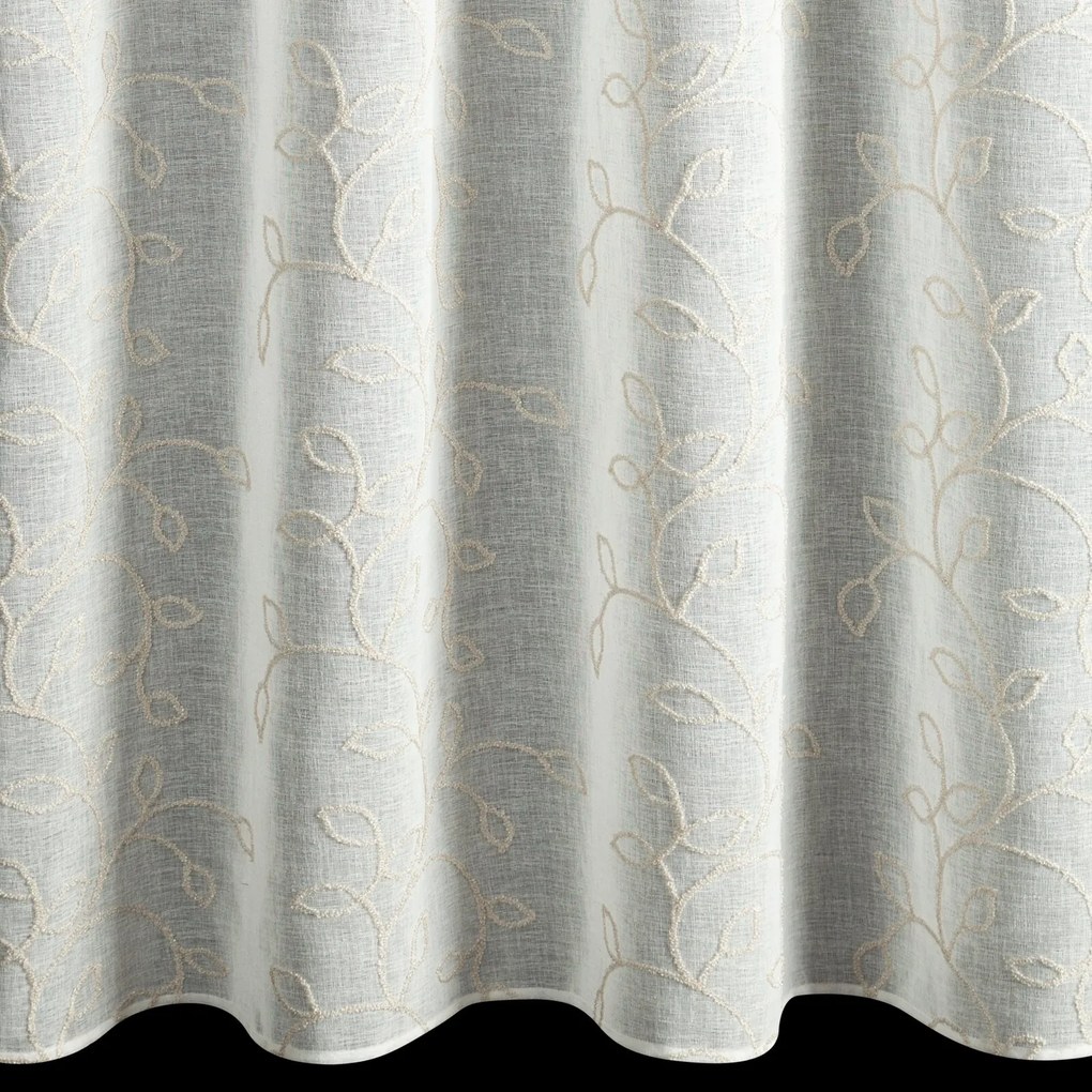 ZÁVES NA KRÚŽKOCH ILENA 140X250 CM VZOROVANÁ