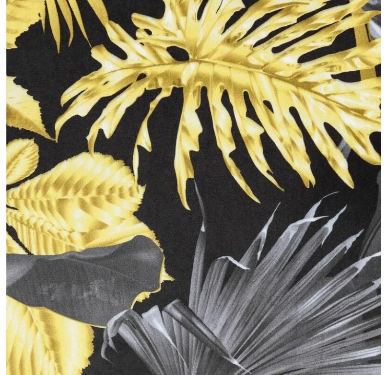 DECOREUM zamatový záves s potlačou 140 cm x 270 cm žltá 100 % polyester Rozmer varianty: 140 cm x 270 cm, Farba varianty: Tyrkysová 105298