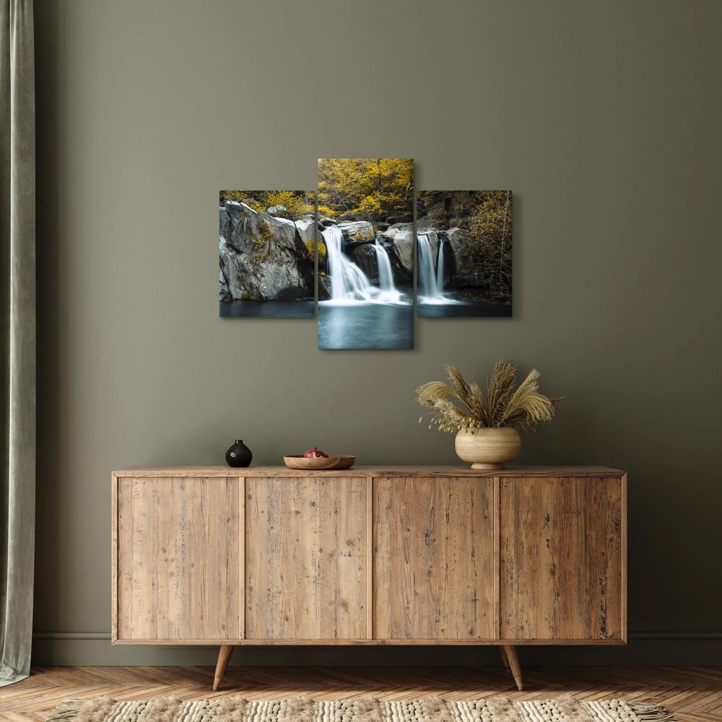Obraz - Vodopády, Lushan, Čína (90x60 cm)