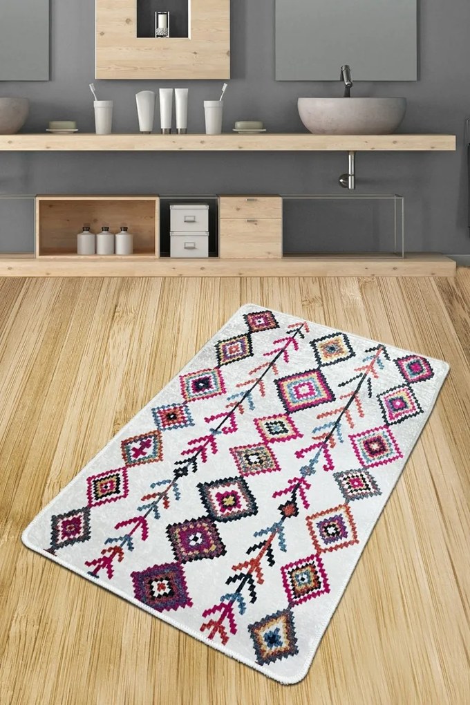 Kúpeľňová predložka Raje Djt 70x120 cm viacfarebná