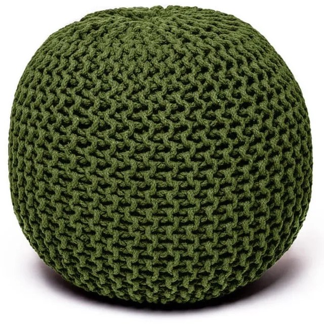 Olivovozelený sedací puf Bonami Essentials Jagger