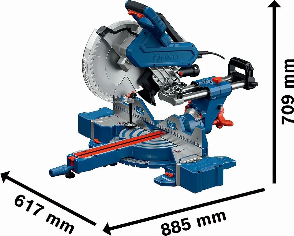 BOSCH GCM 340-305 D PROFESSIONAL Kapovacia a pokosová píla 0601B60000