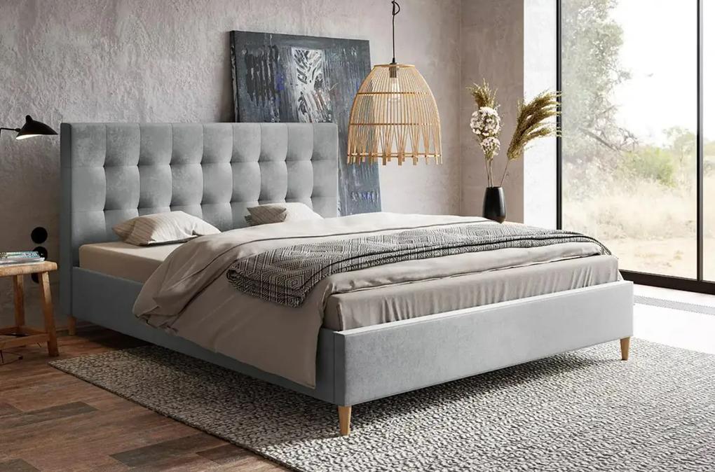 Čalúnená manželská posteľ ALESSIA 160 x 200