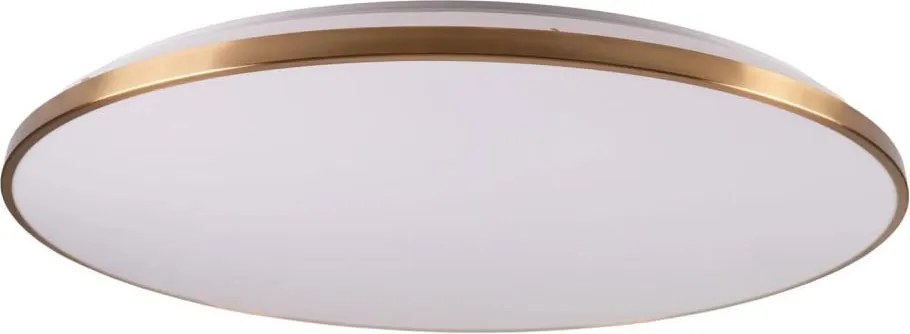 LED stmievateľné stropné svietidlo KERN LED/80W/230V, priemer 80 cm, zlaté + diaľkové ovládanie