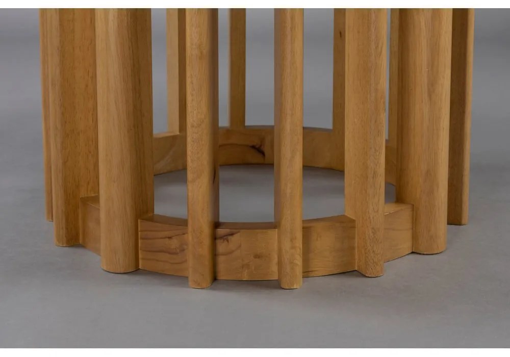 Okrúhly jedálenský stôl s doskou v dubovom dekore ø 120 cm Barlet – Dutchbone