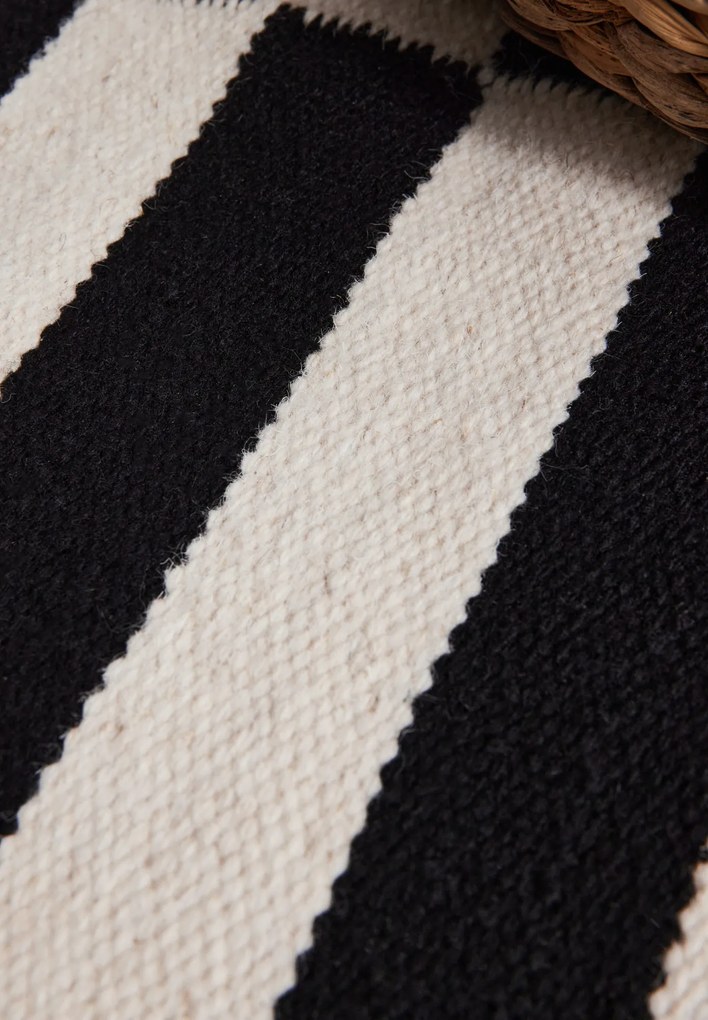 Kusový koberec Donna 106207 Black White, 160x230, čiernobiela, obývacia izba, Hanse Home