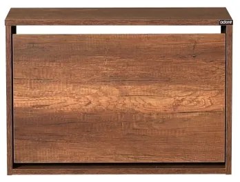 Skrinka na topánky OSLO 42x60 cm hnedá