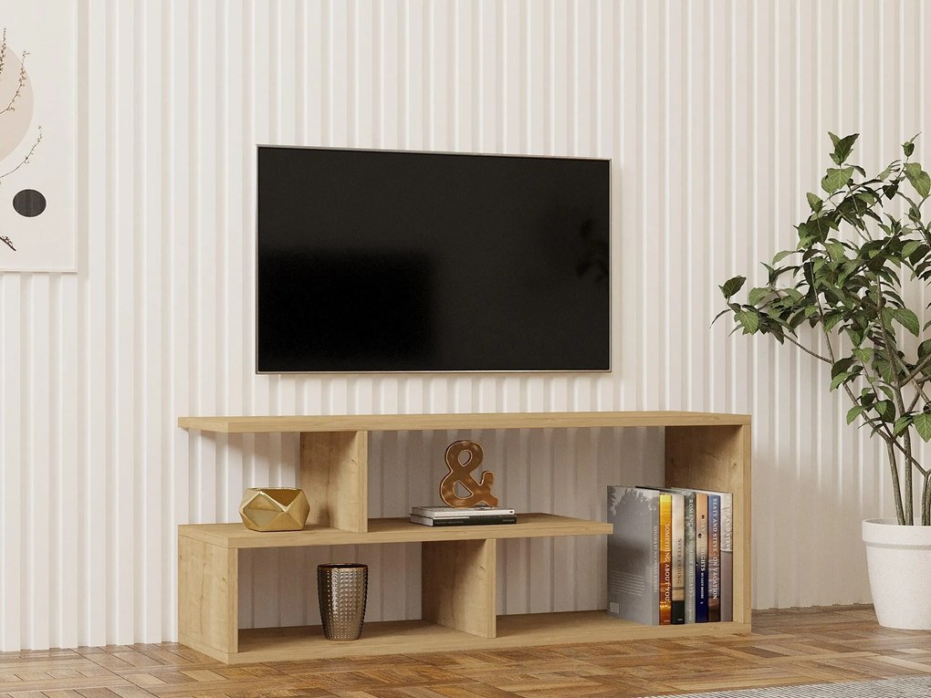 TV stolík Musabu (dub zafírový) . Akcia -29%. Vlastná spoľahlivá doprava až k Vám domov. 1095081