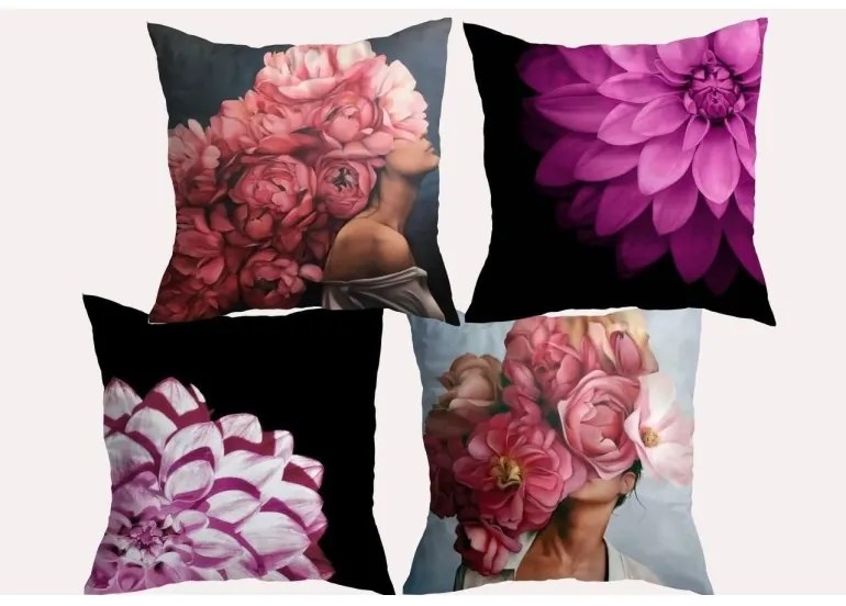 Obliečky na vankúše 40x40 cm Pyton set 4 ks EMI