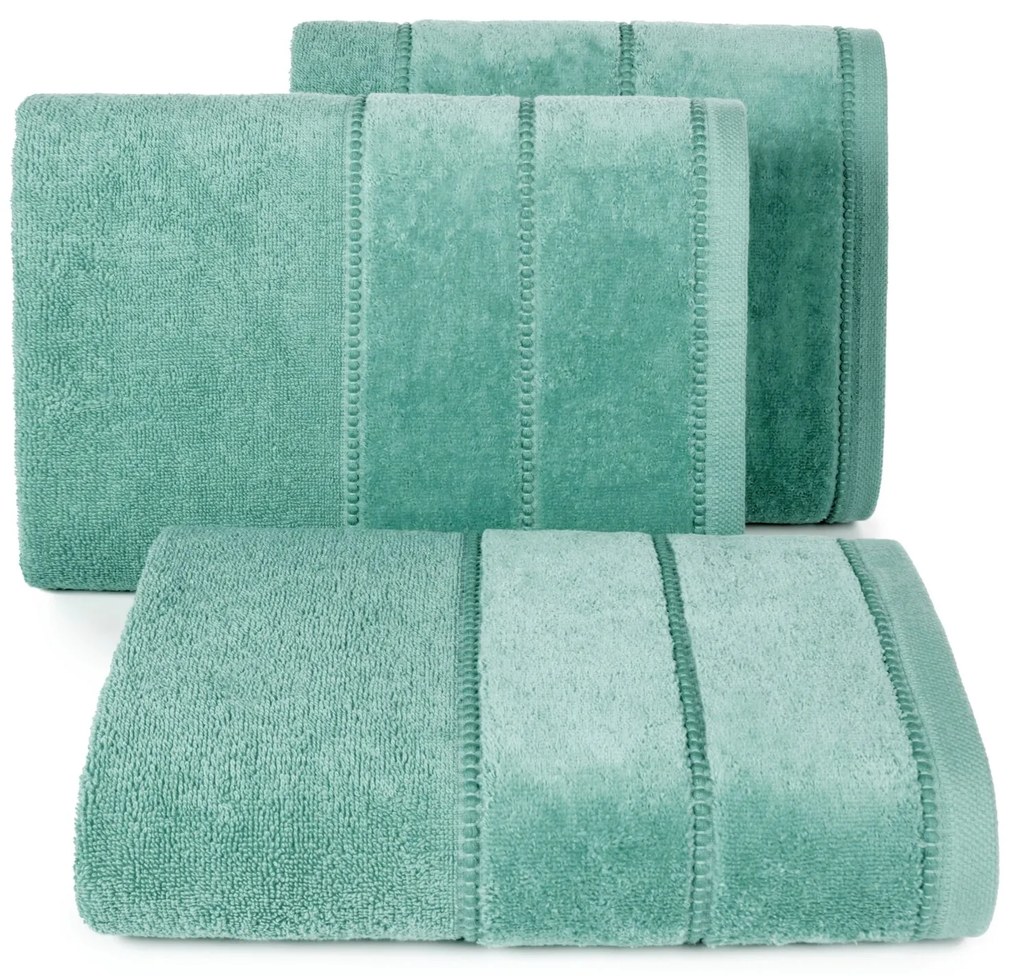 BAVLNENÝ UTERÁK MARI13 70X140 CM TMAVOZELENÁ