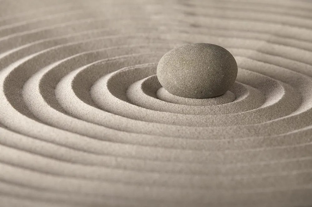 Samolepiaca fototapeta upokojujúci zen kameň