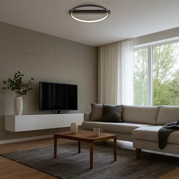 Rabalux 71344 - LED stropné svietidlo BELIZA LED/45W/230V 3000K 50x55 cm čierne