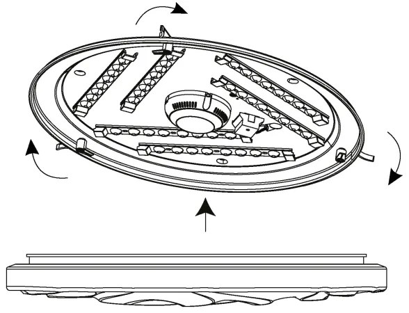 Eglo 99465 - LED Stropné svietidlo BENARIBA LED/36W/230V