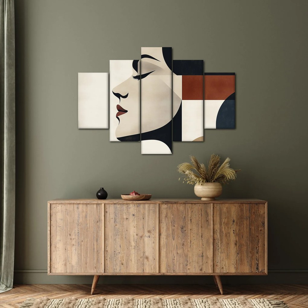 Obraz - Žena z profilu (150x105 cm)