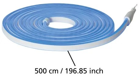 Eglo 900221 - LED Pásik FLATNEONLED LED/96W/24V 5m IP44 modrá