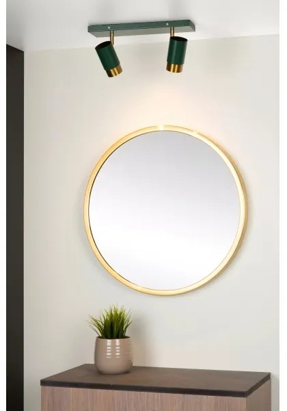 Lucide 35913/02/33 - Bodové svietidlo FLORIS 2xGU10/40W/230V zelená