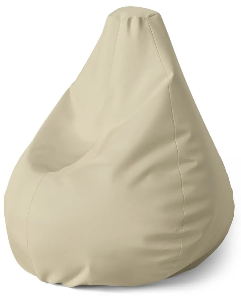 Sablio Sedací vak Pear Piesková - 140 x 100 x 25 cm