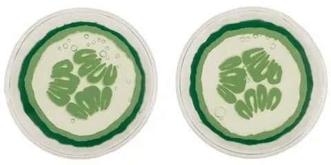 Gélové chladiace vankúšiky na oči Cucumber, 2 ks