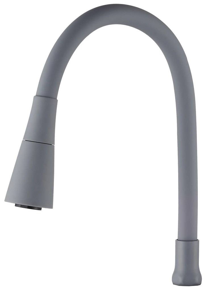 Invena Invena, 2-funkčná elastická výlevka pre drezové batérie, šedá, INV-SC-B1-225-L