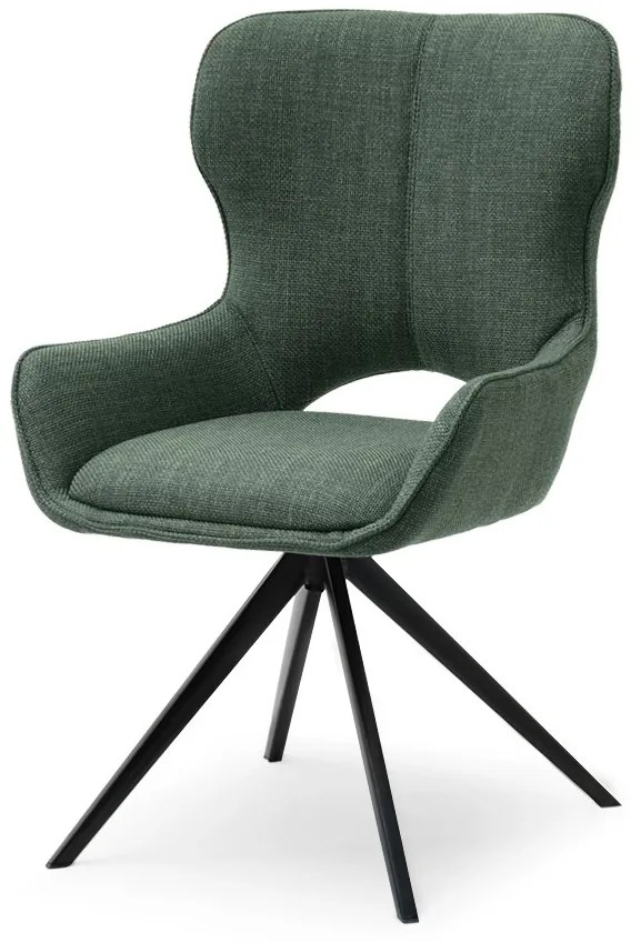 Stolička Marge (zelená + čierna). Akcia -22%. Vlastná spoľahlivá doprava až k Vám domov. 1111158