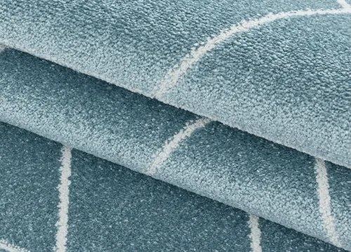 Koberce Breno Kusový koberec EFOR 3715 Blue, modrá, viacfarebná,120 x 170 cm