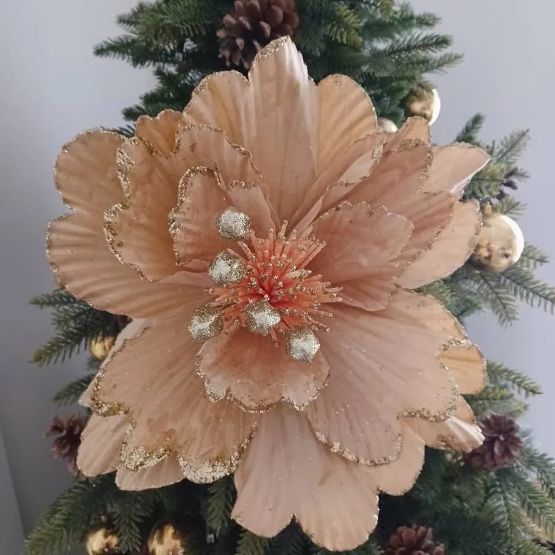 DECOLED Kvetina, priemer 47 cm, zlatá