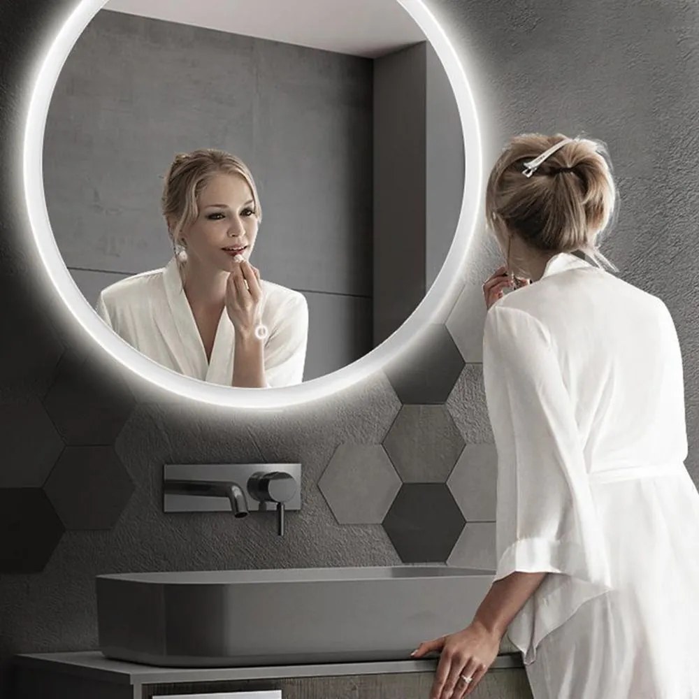 Tutumi Tutumi, okrúhle LED kúpeľňové zrkadlo 90cm FFJ90, HOM-04400