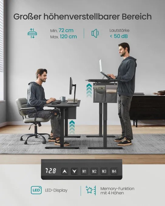 Elektrický kancelársky stôl LSD134B01