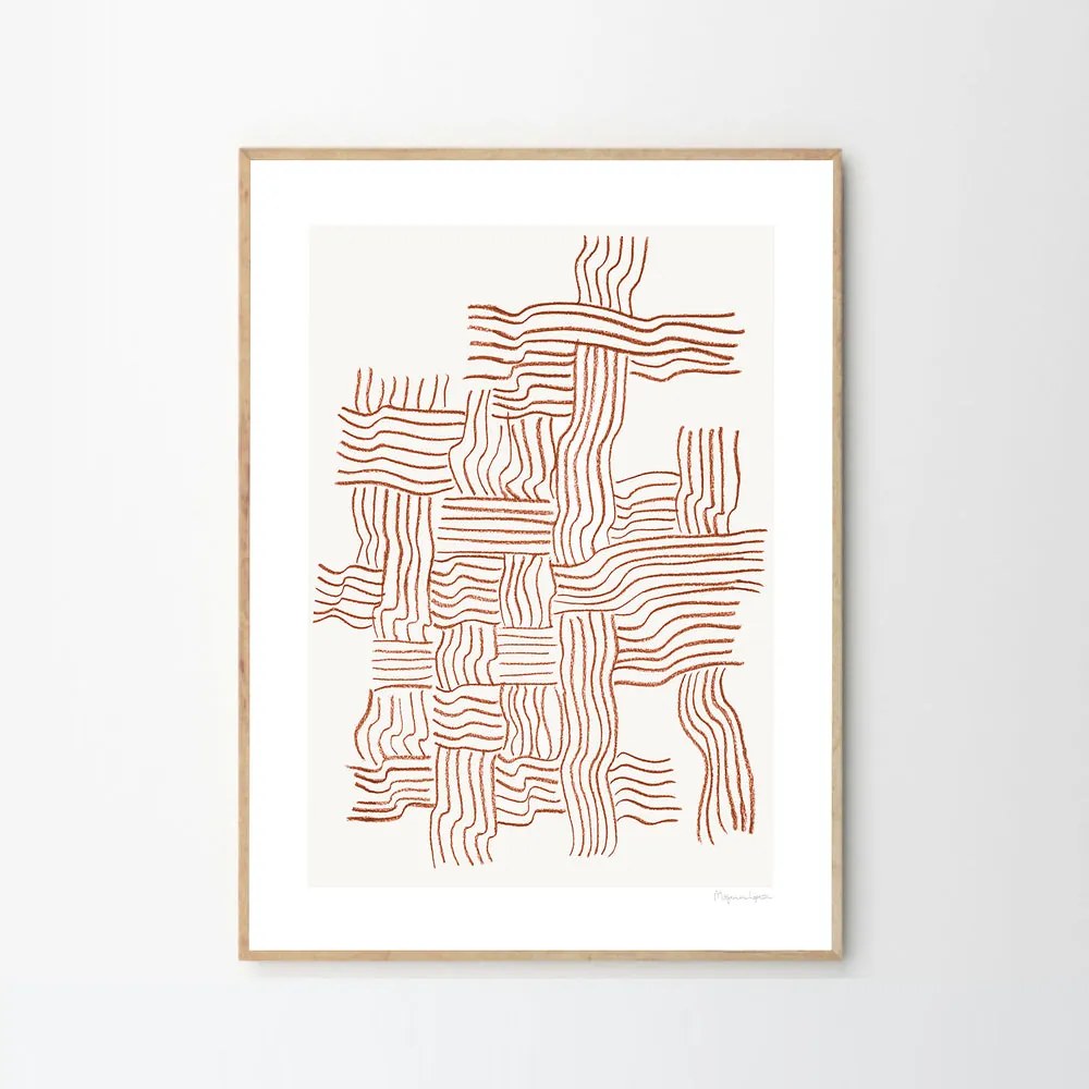 The Poster Club Plagát Woven by Berit Mogensen Lopez 50x70 cm