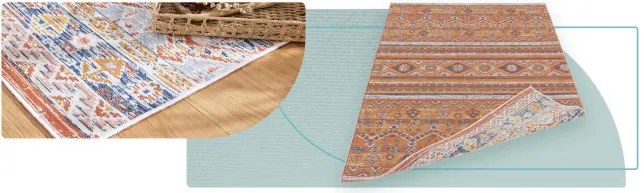 Obojstranný koberec Echo Etno Multi