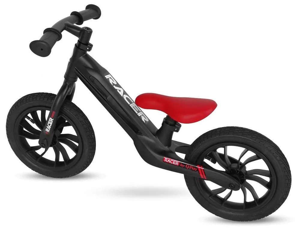 Detský balančný bicykel Qplay Racer čierny