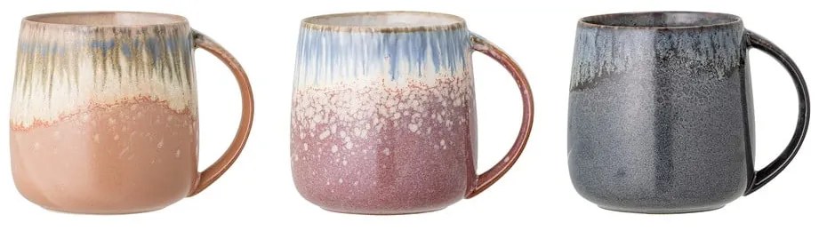 Kameninové hrnčeky v súprave 3 ks 460 ml Cloe – Bloomingville