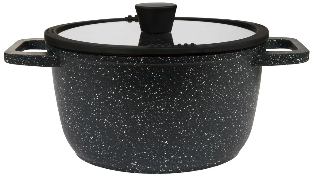 Silvercrest® Hrniec z hliníkovej zliatiny, 24 cm (čierna žula) (100390959)