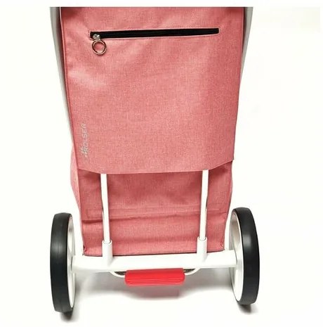 Rolser Nákupná taška na kolieskach Com Tweed Polar 8, koralová