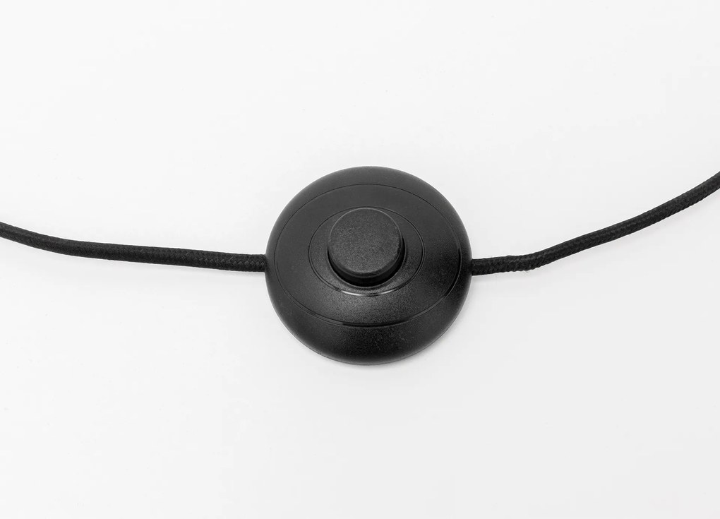 Loungy stojaca lampa čierna 160 cm