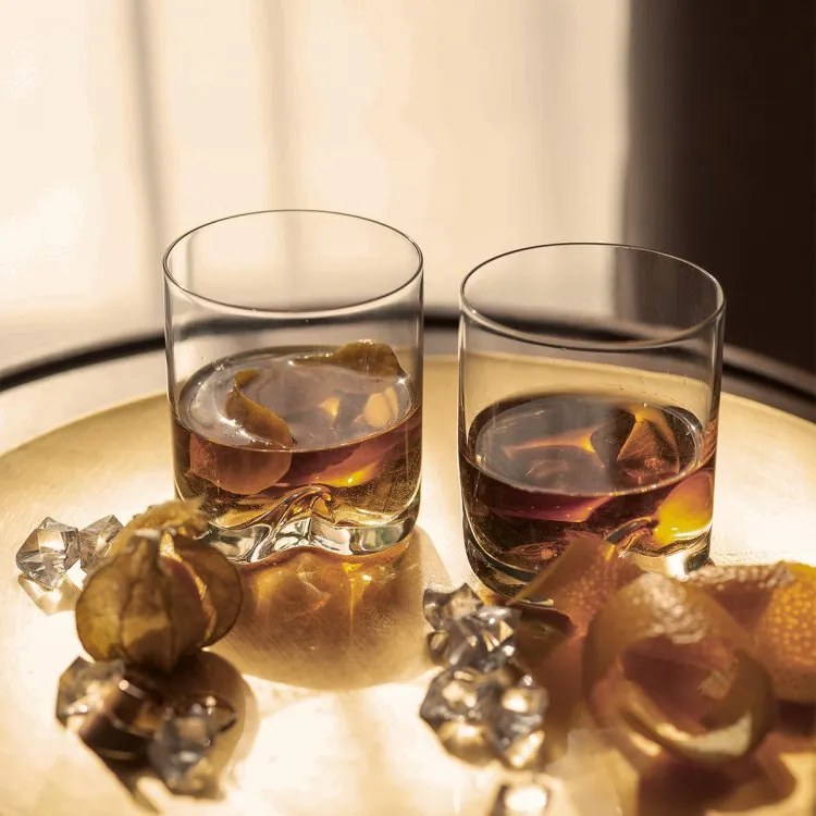 Lunasol - Poháre s béžovým dnom Tumbler 300 ml set 6 ks - Anno Glas Lunasol Color (322125)