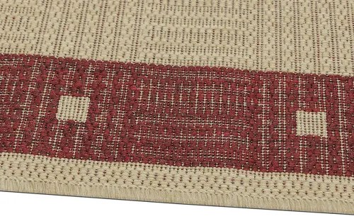 Koberce Breno Kusový koberec SISALO 879/J84 Red, červená, viacfarebná,67 x 120 cm
