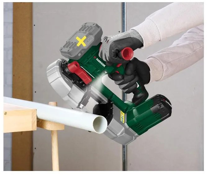Parkside® Aku pásová píla 20 V Pmba 20-Li A1 – bez akumulátora (100384996)