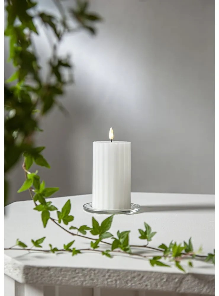 LED sviečka (výška 15 cm) Flamme Stripe – Star Trading