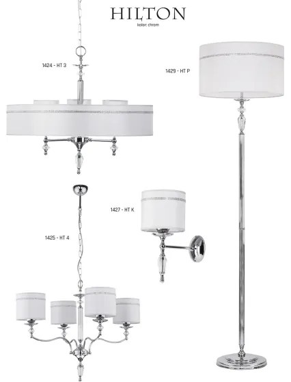 Jupiter 1427 - Nástenné svietidlo HILTON 1xE27/60W/230V