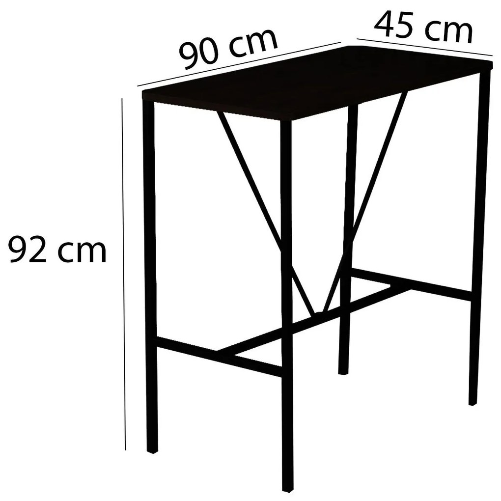 Jedálenský set Nathaniel (krémová + orech + čierna). Akcia -25%. Vlastná spoľahlivá doprava až k Vám domov. 1089614