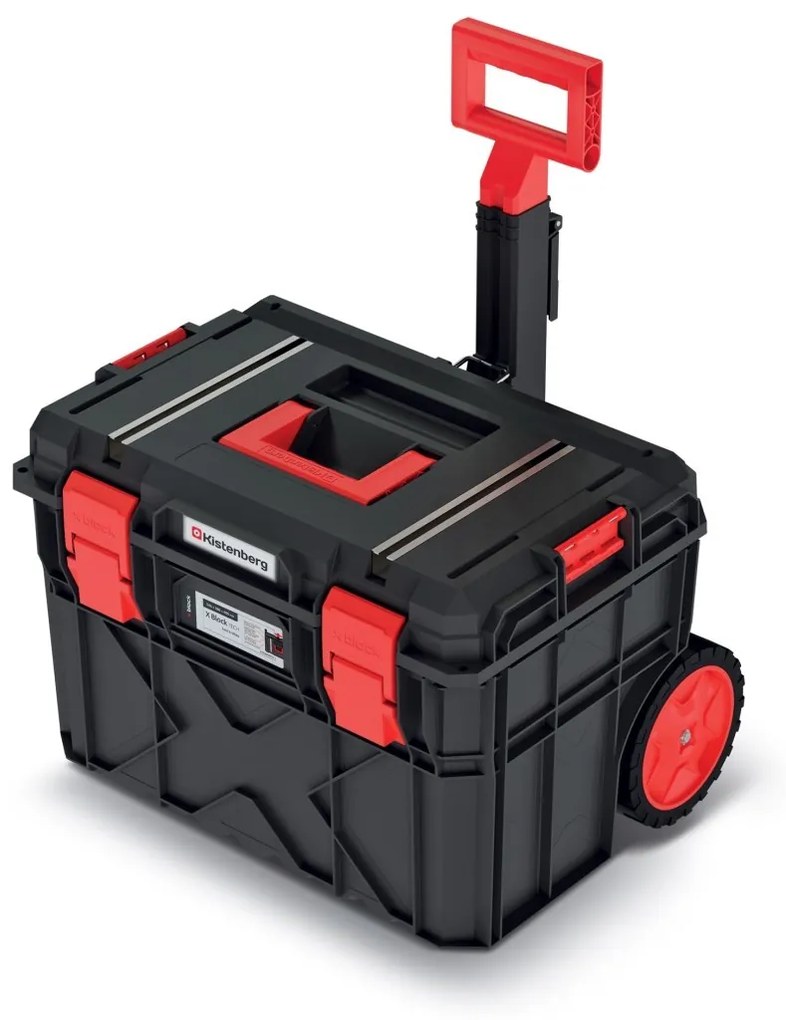 Kufr na nářadí XEBLOCCK TECH II 54,6 x 38 x 40,7 cm černo-červený